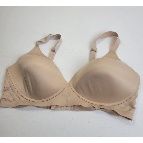 Bali Comfort Revolution Tan Ultimate Support Wire Free T-Shirt Bra Size 2XL - Picture 1 of 7